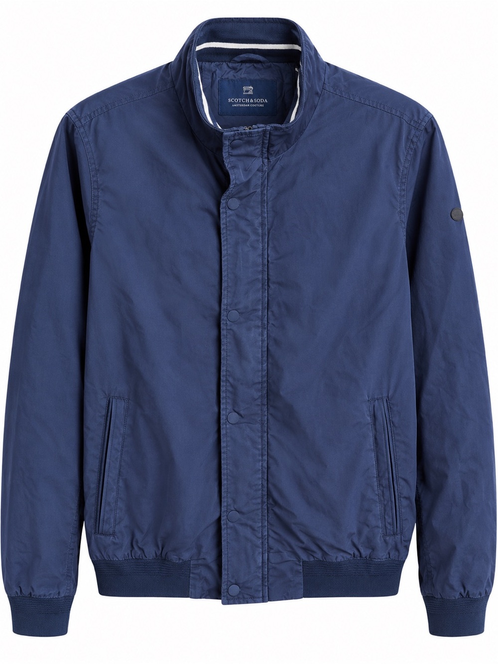 Scotch & Soda Amsterdam Couture Navy Blue Bomber Jacket Size L